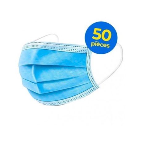 BOX OF 50 SURGICAL MASKS