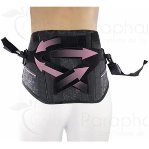 DOTOP LADY Lumbar support belt with extensor progressive resistance