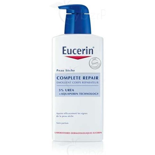 EUCERIN COMPLETE REPAIR REPAIR EMOLLIENT UREA 5%, 5% Emollient repair urea + Aquaporin technology. - Fl 400 ml