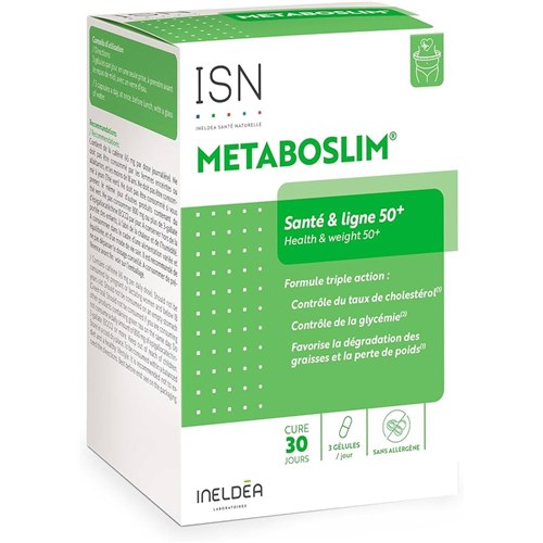 METABOSLIM Special abdominal fat 50+ Box of 90 vegetable capsules