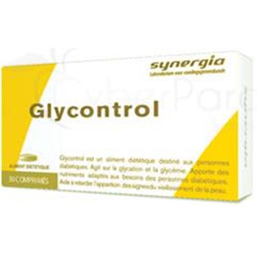 GLYCONTROL, Comprimé, complément alimentaire actif sur le métabolisme glucidique. - bt 30