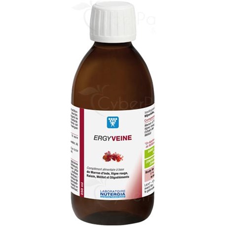 ERGYVEINE, Solution buvable, complément alimentaire à base d'oligoéléments. - fl 250 ml