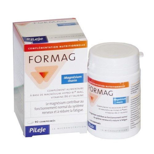 FORMAG, Comprimé, complément nutritionnel à base de magnésium marin vitamine B6 et taurine 90 comprimés