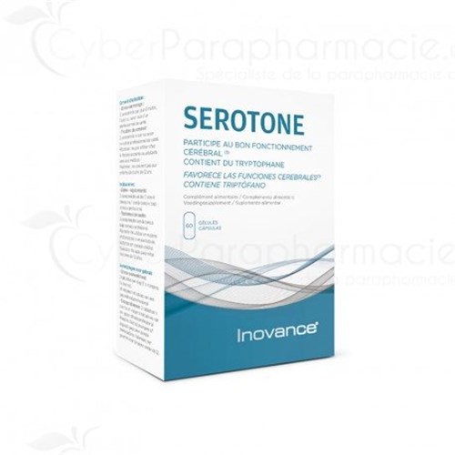 SEROTONE, Sérotonine, relaxation, apaisement 60 gelules