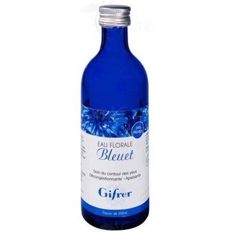 GIFRER EAU FLORALE BLEUET, Eau florale de bleuet. - fl 200 ml