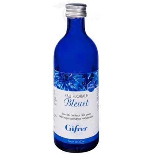GIFRER EAU FLORALE BLEUET, Eau florale de bleuet. - fl 200 ml