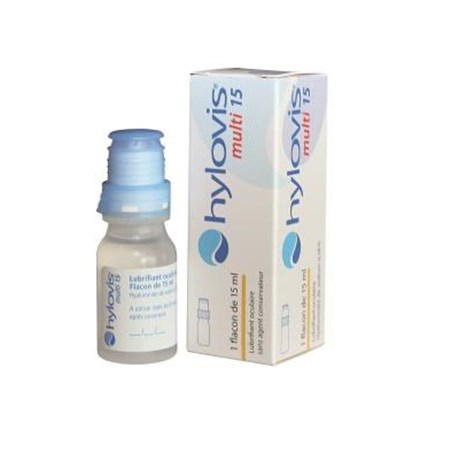HYLOVIS MULTI 15 Sterile Sodium Hyaluronic Eye Solution 0.18%, fl 15ml