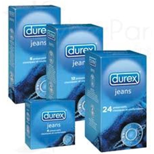 DUREX JEANS, lubricated condom with reservoir x3