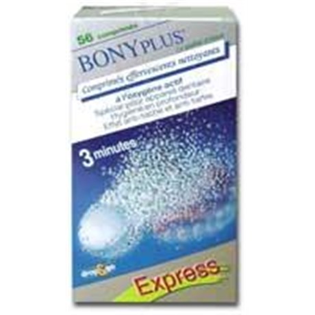 BONY EXPRESS PLUS, effervescent tablet for cleaning dentures. - Bt 32