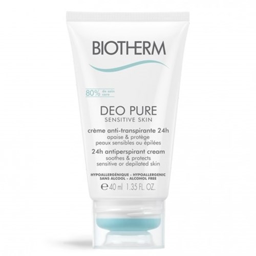 BIOTHERM DEO PURE 24H ANTI-BREATHING CREAM SENSITIVE OR DEPILED SKIN 40ML