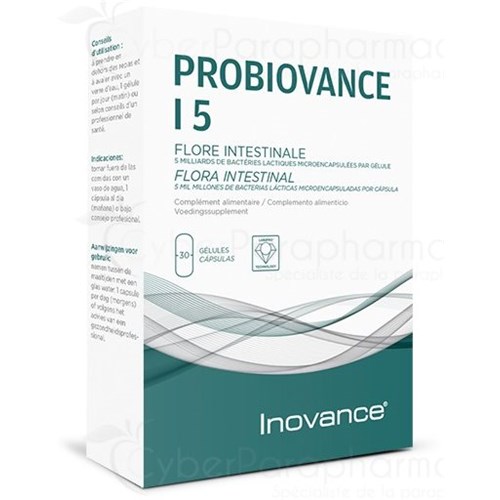 PROBIOVANCE I5, Équilibre de la flore intestinale, 30 gélules