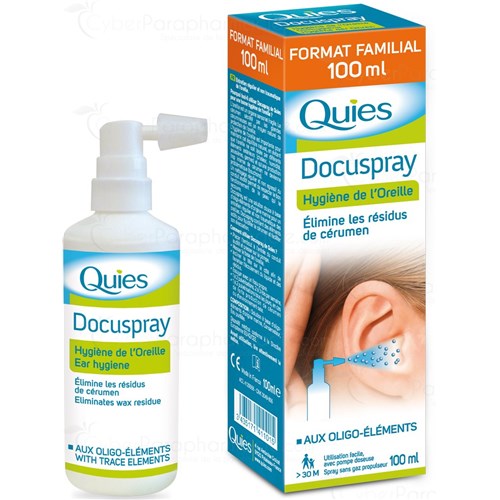 DOCUSPRAY, ear spray hygiene of the ear, bottle 100ml