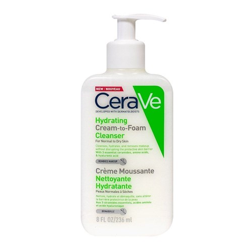 CLEANSING MOISTURIZING FOAMING CREAM 236ML NORMAL TO DRY SKIN CERAVE