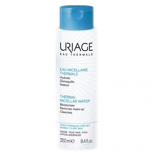URIAGE WATER CLEANSING, cleansing water, normal to dry skin. - Fl 250 ml