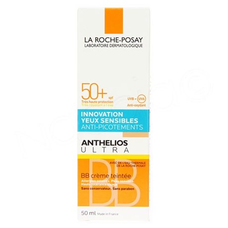 LA ROCHE-POSAY ANTHELIOS ULTRA BB HIGH PROTECTION TINTED CREAM SENSITIVE EYES SPF50 + 50ML