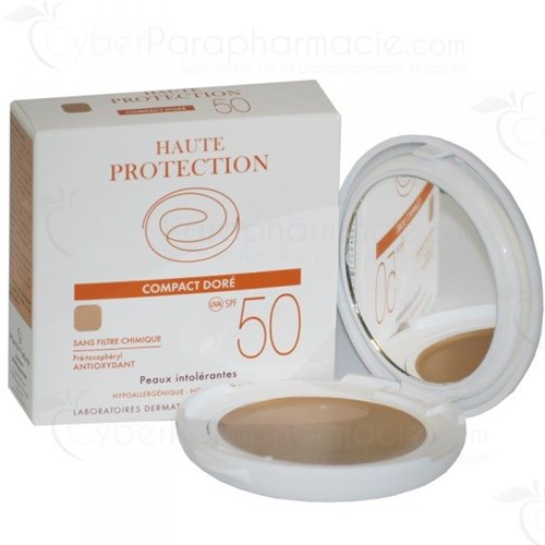 Solaire Haute Protection Compact Doré SPF50 10g