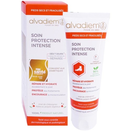 ALVADIEM SOIN PROTECTION INTENSE Podiatry cream, 100 ml tube