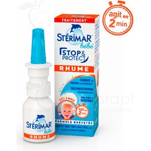 STERIMAR STOP&PROTECT BEBE RHUMES, Rhinites Sinusites, Spray nasal - fl 15ml
