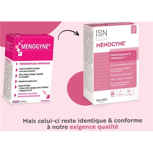 MENOGYNE Premenopause and Menopause 60 vegetable capsules