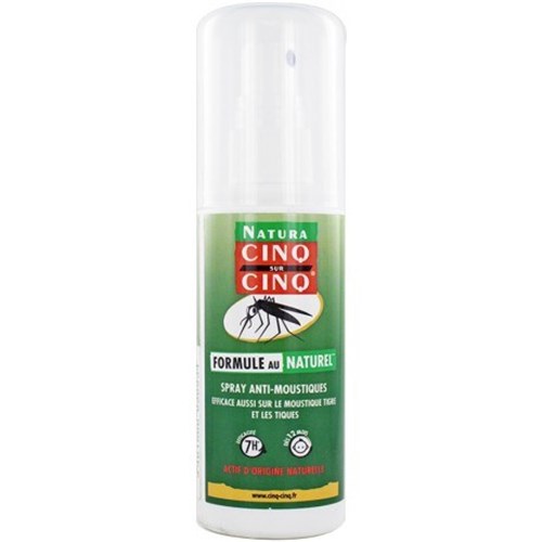NATURAL MOSQUITO SPRAY FOR 12 MONTHS 100ML FIVE ON FIVE