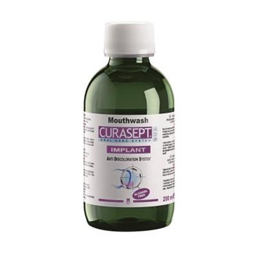 CURASEPT ADS IMPLANT MOUTH BATH Mouthwash based on chlorhexidine digluconate 0.20%, fl 200 ml