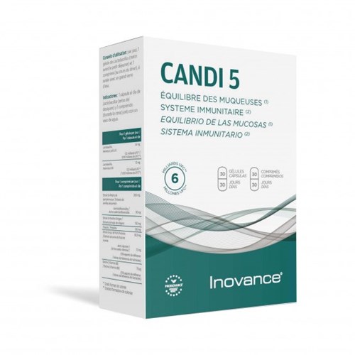 CANDI 5 Inovance 30 tablets and 30 capsules