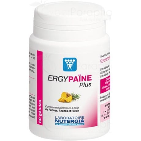 ERGYPAÏNE PLUS Capsule nutritional supplement enzyme. - Bt 60