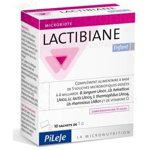 LACTIBIANE CHILD, Sachet, probiotic dietary supplement for children. - bt 10