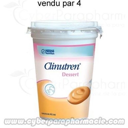 Nestle CLINUTREN DESSERT HP/HC Dessert hyperprotéiné et hypercalorique (4x cups 205g)