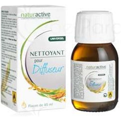 NATURACTIVE UNIVERSEL NETTOYANT POUR DIFFUSEUR, Nettoyant pour diffuseur d'huiles essentielles. - fl 45 ml