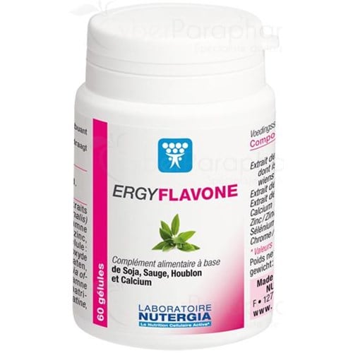ERGYFLAVONE Capsule nutritional supplement phytohormonal, remineralizing. - Bt 60