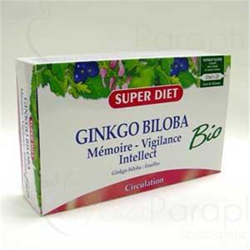 SUPERDIET FLUID EXTRACT Ginkgo biloba, Bulb oral fluid extract of Ginkgo biloba. - Bt 20