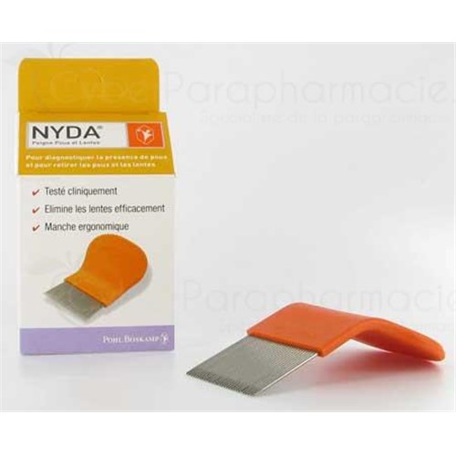 NYDA COMB, thin plastic comb for lice and nits. - Unit