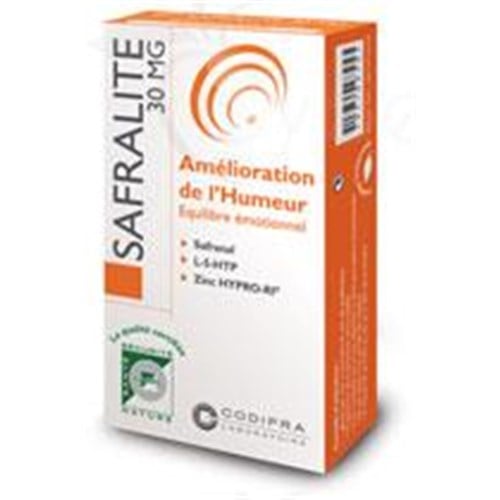 SAFRALITE 30 MG Capsule dietary supplement mood stabilizer. - Bt 28