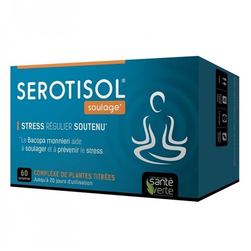 SEROTISOL relieves stress and nervous system 20 tabs