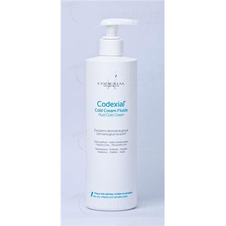 CODEXIAL COLD CREAM FLUIDE, Cold cream fluide excipient dermatologique. - fl 300 ml