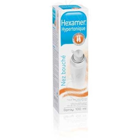 HEXAMER HYPERTONIQUE, Solution nasale hypertonique d'eau de mer. - spray 100 ml