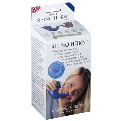 RHINO HORN, Appareil pour lavage des fosses nasales. bleu - unité