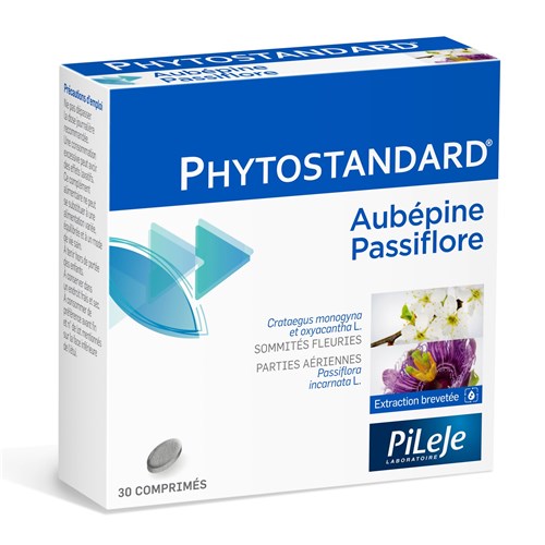 Phytostandard - Aubépine / Passiflore 30 comprimés