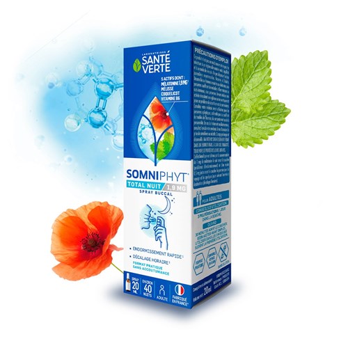 SOMNIPHYT TOTAL NUIT 1.9 mg Spray 20 ml Santé Verte