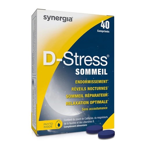D-STRESS SOMMEIL 40 COMPRIMES SYNERGIA
