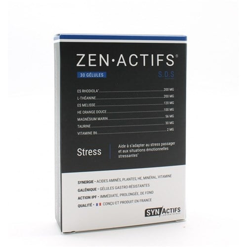 Zenactifs 60 Gelules Stress Synactifs