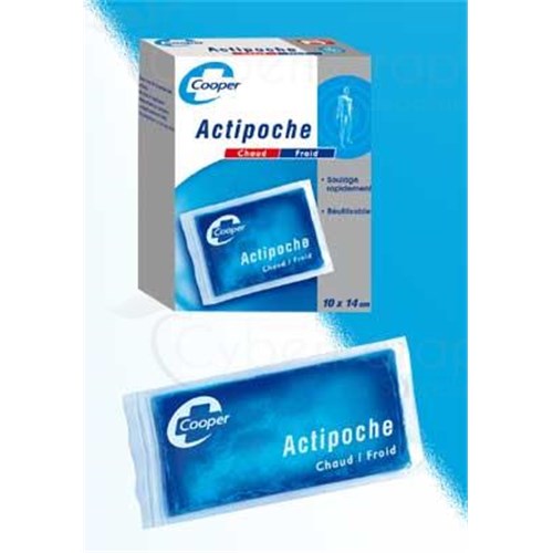 ACTIPOCHE, Cushion reusable for cryotherapy or thermotherapy. 11 cm x 27 cm - unit