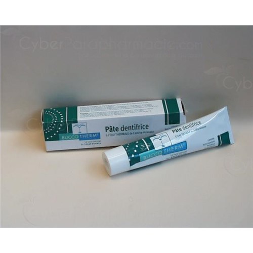 BUCCOTHERM toothpaste, toothpaste with thermal water of Castera-Verduzan. - 75 ml tube