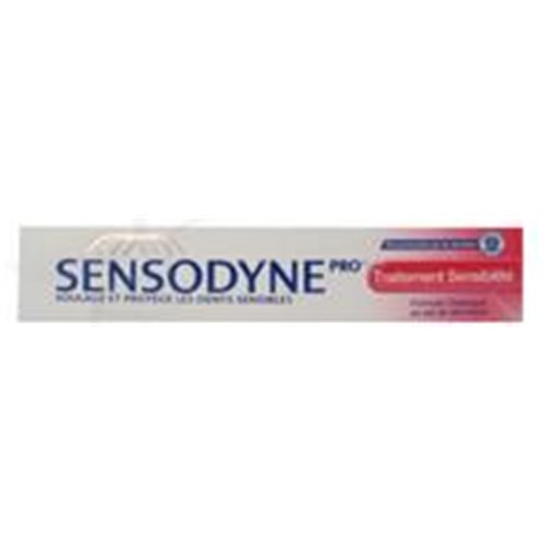 SENSODYNE PRO SENSITIVITY TREATMENT toothpaste. - 1 box of 2 tubes of 75 ml