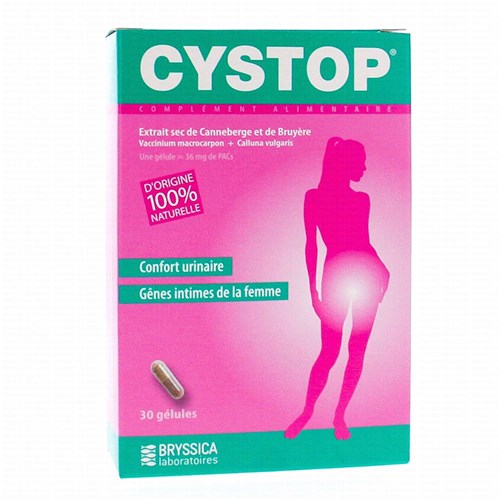 CYSTOP, tablet, food supplement urinary referred. - Bt 30